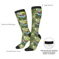 thumbnail image 6 of Fotbe Surfing Dinosaur print Women's Men's Novelty Crew Socks Cotton Socks Knee High Socks for Walking,Running,Nurses,Pregnancy, 6 of 8