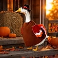 thumbnail image 7 of AZXY Thanksgiving Turkey‑Themed Porch Goose Outfit, 23" Goose Clothes Dress Set, Goose Clothing & Goose Cloth for Cement Plastic Porch Goose Statue, Fall Harvest Outdoor Decor for Yard Lawn Garden, 7 of 7