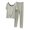 Gray, variant on fatyb Womens Comfy Pajama Sets Short Sleeve Crew Neck Tops with Sleep Pants 2 Piece Ladies Pjs Outfits
