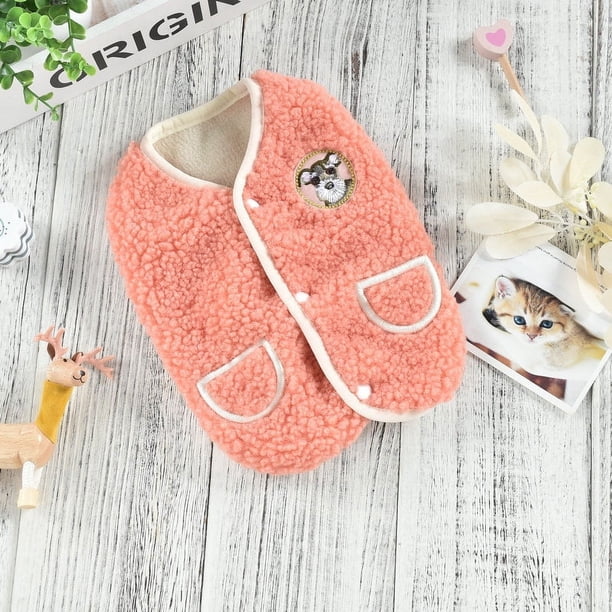 Chaleco polar de oso Keji Fadou para otoño e invierno, ropa para perros y gatos