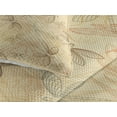 thumbnail image 3 of Ambesonne Vintage Quilted Coverlet 3 Pcs, Birds and Dragonfly Design, Queen Size, Pale Yellow and Orange, 3 of 4