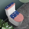 thumbnail image 2 of HELLHERO Stylish Gifts for Bathroom, Universal Elastic Fabric Bathroom Seat Covers, Stretch, Elastic Bottom, 2-Piece, 2 of 8