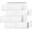 White With Grey Grout, variant on 10 Peel and Stick Backsplash Subway Tile for Kitchen Wall, White (Thicker Design)
