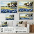 thumbnail image 4 of Designart "Blue Bonnet Dance In Meadows" Blue Bonnets Picture Framed Wall Art Prints, 4 of 5