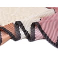 thumbnail image 4 of INSPIRE CHIC Women's Chic Pleated Contrast Color Rhombus Neck Scarf Neckerchief Pink, 4 of 5