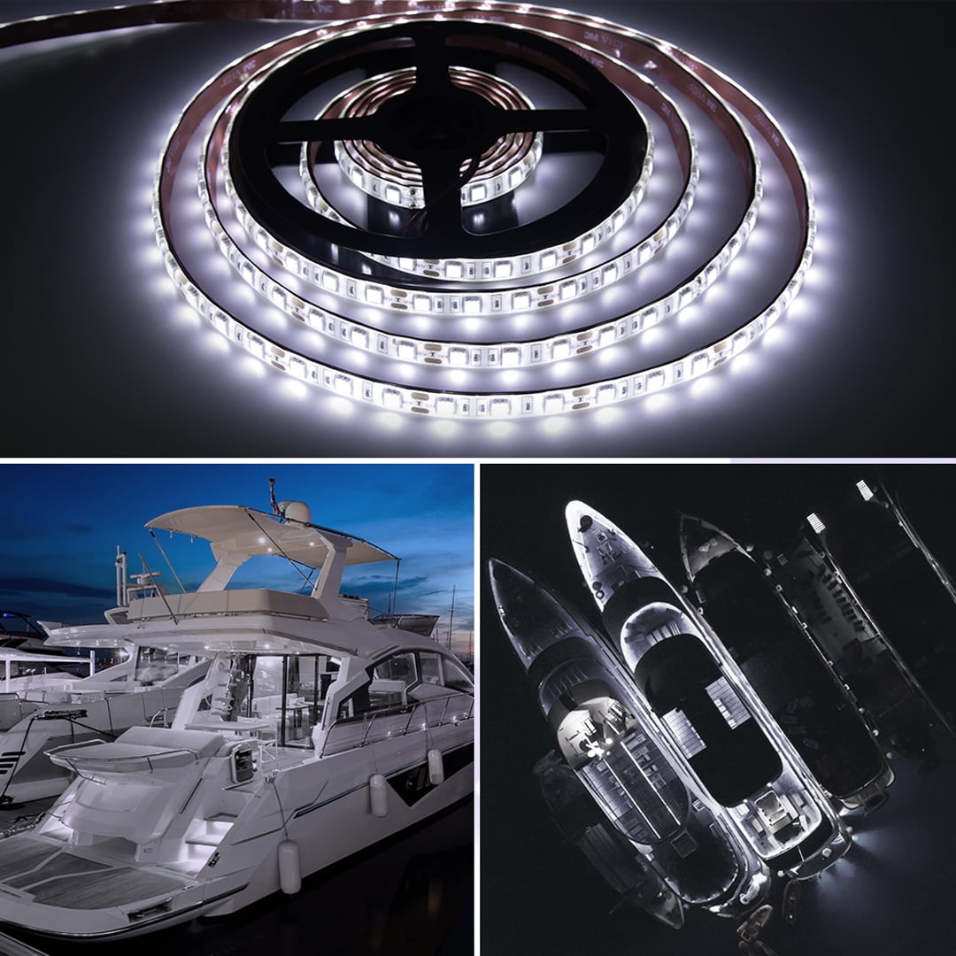 Obcursco Pontoon LED Light Strip, Waterproof Marine LED Light Boat