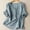 Blue, variant on Linen Shirts for Women 2026 Spring Summer 3/4 Length Sleeve Womens Tops Dressy Casual Blouses Vacation Outfits