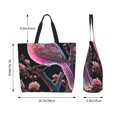 thumbnail image 5 of Disketp Bird 2 Tote Bag for Women, Handbag Shoulder Tote Bag, for Shopping and Travel, 5 of 8