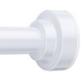 thumbnail image 1 of Barra de cortina de ducha TEECK ajustable de 81 a 173 cm, color blanco, 1 of 8