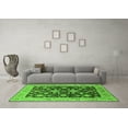 thumbnail image 3 of Ahgly Company Indoor Square Oriental Green Traditional Area Rugs, 6' Square, 3 of 4