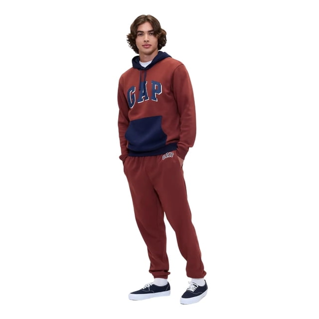 Forro polar con el logotipo de Joggers GAP para hombre, talla 2XL