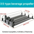 thumbnail image 2 of Organizador de bebidas para refrigerador, organizador de latas de refresco para refrigerador, dispensador de bebidas con deslizador automático, A, 2 of 3
