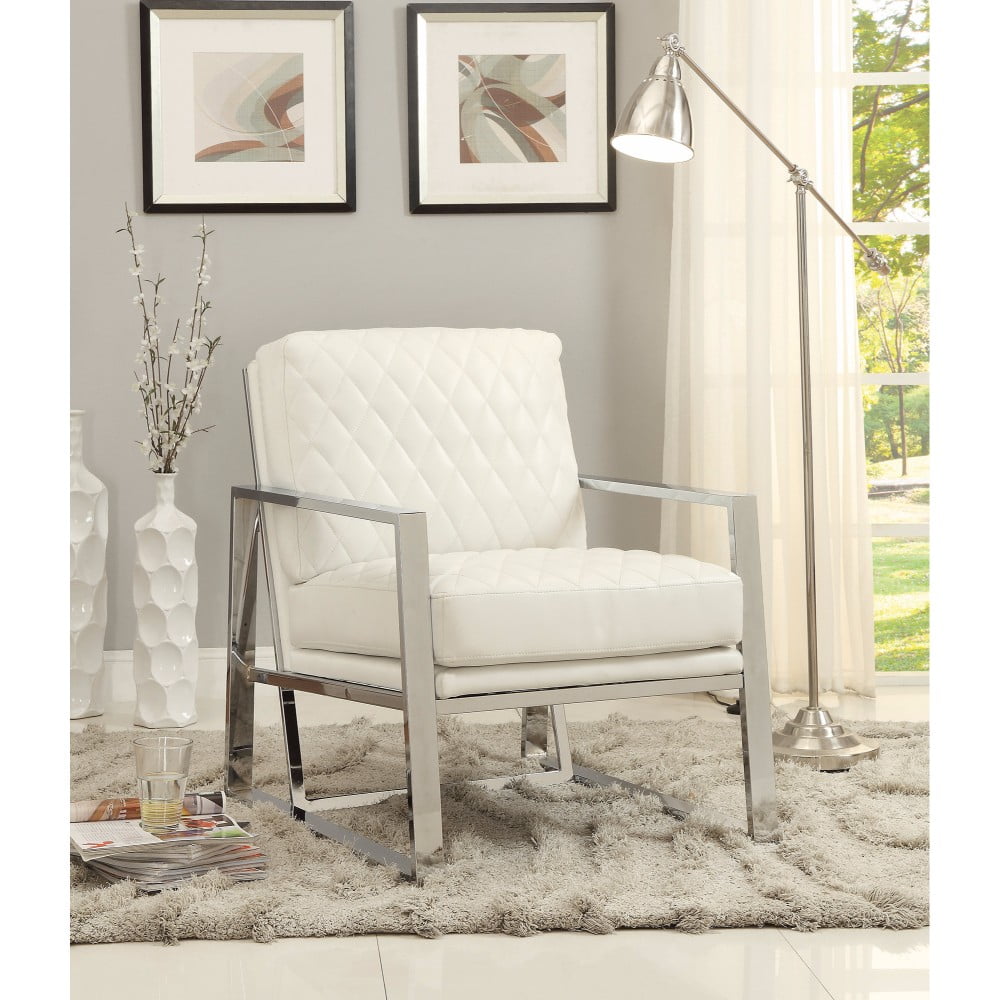 Extremely Elegant Accent Chair, White