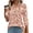 #1 Beige-Red Floral, variant on Womens Fall Tops 3/4 Sleeve Button Up V Neck Boho Summer T shirts Comfort Lightweight Henley Shirts Fashion Clothing Size XXL