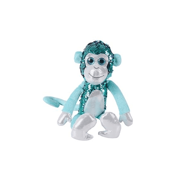 Adventure Planet Sequinimals Plush - MONKEY (Sequin - Purple & Teal) (15 inch) - Walmart.com