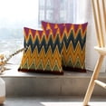 thumbnail image 6 of LALILO Throw Pillow Covers Chevron Angle Chevron Clothing Computer Cushion Cover 18" x 18", 2 Pack, 6 of 6