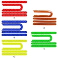 thumbnail image 4 of Eigraketly Paquete de 44 tiras reflectantes en forma de U, calcomanía autoadhesiva para bicicleta, instalación práctica, pegatinas de seguridad para la Patinetes eléctricos Naranja Eigraketly OD000564-04, 4 of 6