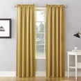 thumbnail image 1 of Sun Zero Energy Efficient Rod Pocket Curtain Panel, 54" x 95"-1, Flax Yellow, 1 of 1