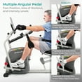thumbnail image 3 of Inverapy RCT2025 Recumbent Cross Trainer with Swivel Seat, Gray, for Leg and Hip Injuries, 3 of 8
