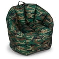 thumbnail image 3 of Big Joe Milano Bean Bag Chair, Green Woodland Camo Smartmax, Durable Polyester, 2.5 feet, 3 of 10