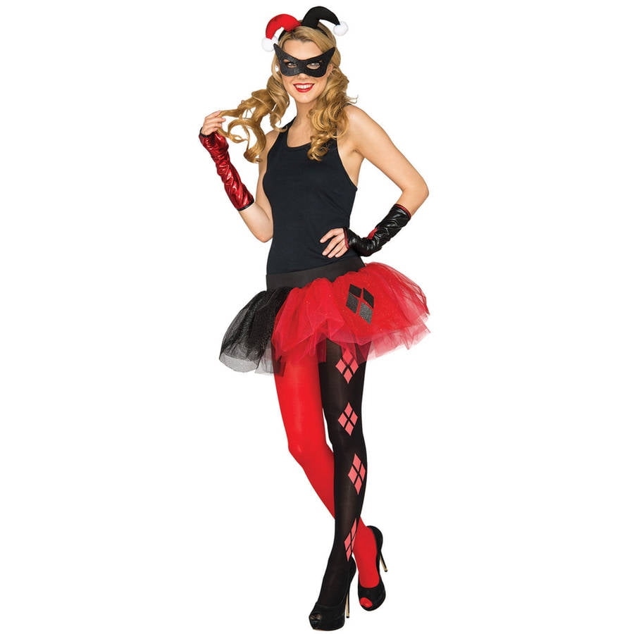 Harley Quinn Women's Cuff Halloween Accessory - Walmart.com