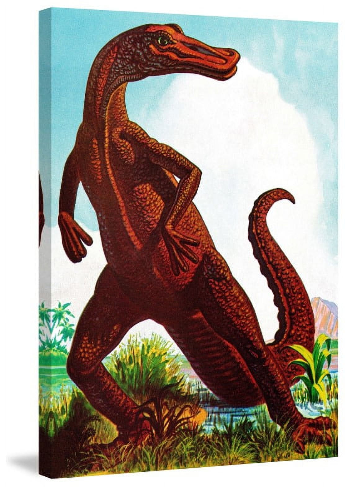 Marmont Hill "Dinosaur" by Curtis Painting Print on Canvas