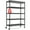 Black, variant on TrumanPick 5-Tier Storage Shelves with Wheels,1250lbs Metal Shelving Adjustable Wire Shelving Pantry Shelves for Garage Shelving, Kitchen Commercial,14"D x 36 Wx71 H, Black