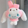 thumbnail image 1 of Sanrio-Llavero Cinnamoroll de peluquería cruzada, Kuromi Melody Pc, perro pudín, Hello Kitty, pez, monstruo, lindo juguete de peluche colgante, muñeca, 1 of 5
