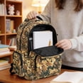 thumbnail image 5 of FKELYI Leaf Leopard Print 17 Inch School Backpacks Spacious Kids Backpack Lightweight School Bookbag for Boys Girls Casual Daypack Schoolbag Rucksack, 5 of 7