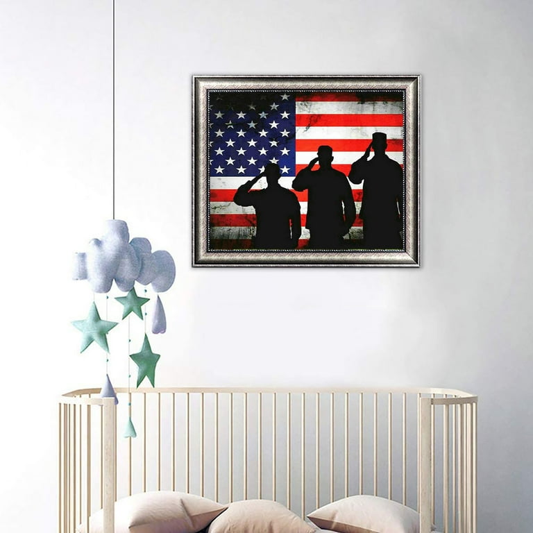 Dqueduo Independence Day Decorations 5D Embroidery Paintings