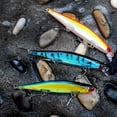 thumbnail image 4 of 2PC Fishing Lures Jigs Outdoor Fishing Gear 13g/11cm Hard Sea Fishing Bait Sea Fishing Sinking Minnow With Hook, 4 of 10