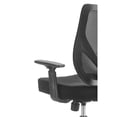 thumbnail image 3 of Scranton & Co Modern Jet Black Mesh Office Chair with Nylon Base, 3 of 12