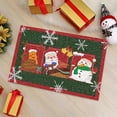 thumbnail image 1 of Festive Christmas Tree Floor Mat with Santa Design for and Dirt, 1 of 6