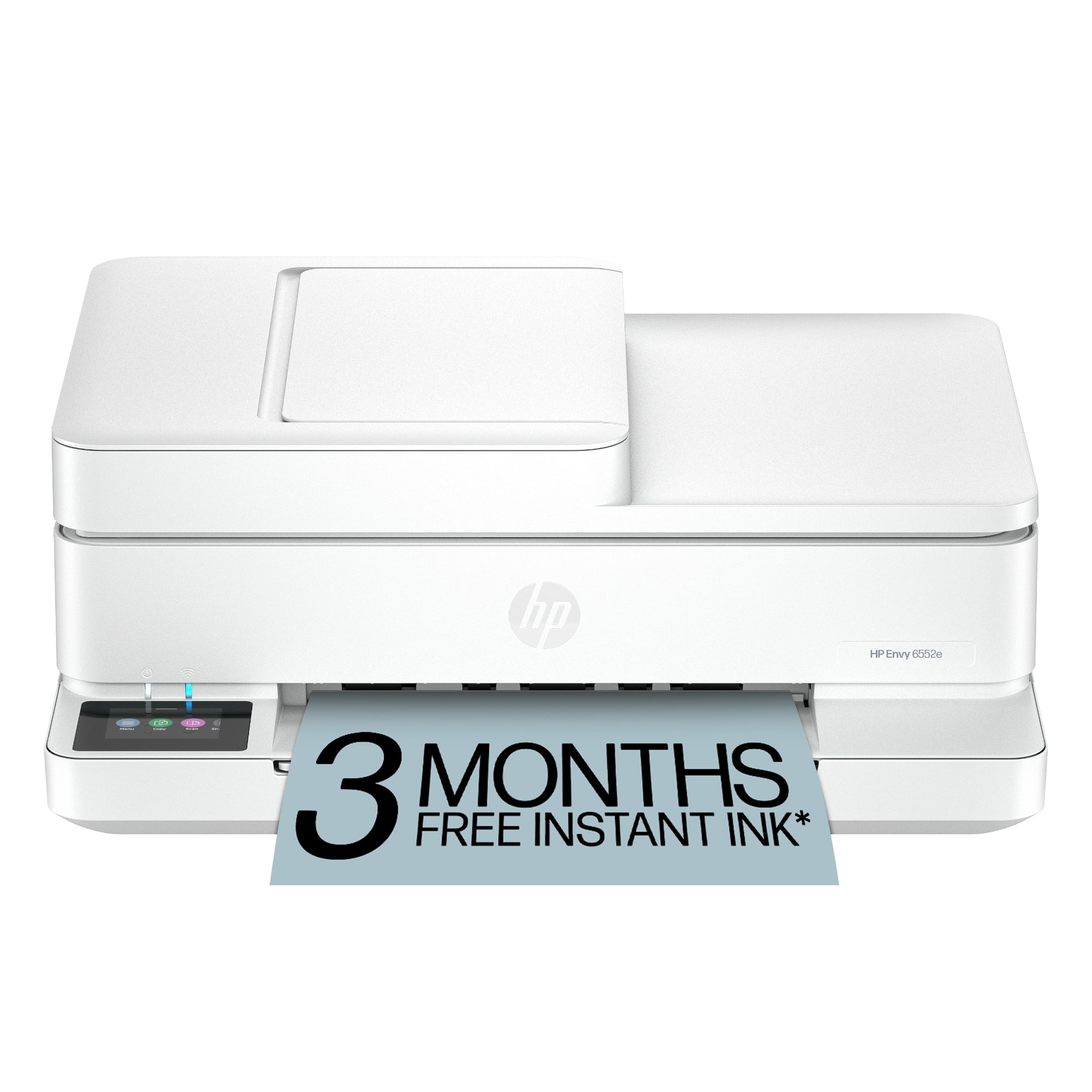 HP Envy 6552e Wireless All-in-One Color Photo Inkjet Printer, Scanner, Copier, 3mos FREE Instant Ink