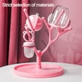 thumbnail image 3 of Baby bottle drying rack, multifunctional baby bottle rack, detachable drying rack (deer antlers) - Pink, 3 of 5