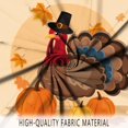 thumbnail image 3 of Thanksgiving Shower Curtain, Fall Harvest Pumpkin Bath Curtain Maple Leaves Turkey Bathroom Curtain Waterproof Fabric Machine Washable with 12 Hooks, 3 of 6