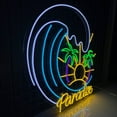 thumbnail image 4 of Handmadetneonsign Paradise Neon Sign, Palm Tree Beach Wall Art Decor, Beach Led Sign, Beach Lover Room Wall Decor, 4 of 5