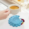 thumbnail image 4 of CaiYueKe Handmade Crochet Coaster for Drinks, Absorbent Cotton Coasters for Coffee Tea Cups, Decorative Kitchen Table Mats, Washable Reusable Coaster Gifts for Home Dining Party Picnic, 4 of 7