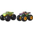 thumbnail image 2 of Hot Wheels Monster Trucks 1:64 Scale Die-Cast Demolition Doubles 2-Pack for Kids age 3 - 8 Years Old, Collectible Toy Truck with BIG Wheels for Crashing and Smashing [Styles May Vary], 2 of 3