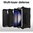 thumbnail image 6 of OtterBox Galaxy S23 Only - Defender Series Case - Black, Rugged & Durable - with Port Protection - Includes Holster Clip Kickstand - Microbial Defense Protection - Non-Retail Packaging, 6 of 7