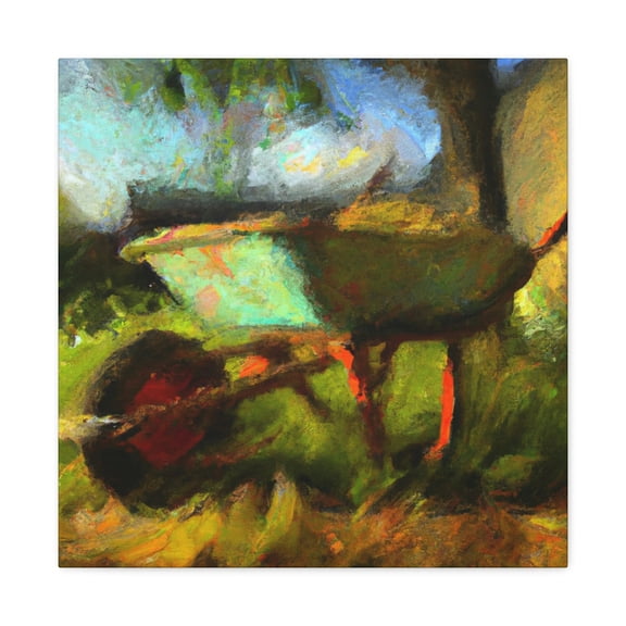 Wheelbarrow in Sunshine - Canvas