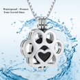 thumbnail image 3 of Pet Cremation Jewelry For Ashes For Dog/Cat Paw Stainless Steel Memorial Locket Urn Necklace Inside Mini Case Keepsake Cremation Jewelry Women Men, 3 of 6