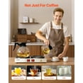 thumbnail image 2 of VEVOR Commercial Coffee Decanter Warm Plate, 80W x 2 Coffee-Carafe Warmer, Dual Warming Plates with Independent Control, Fits 1.8L Standard Glass Decanter, for Coffee Shop, Home, Office & Restaurant, 2 of 9