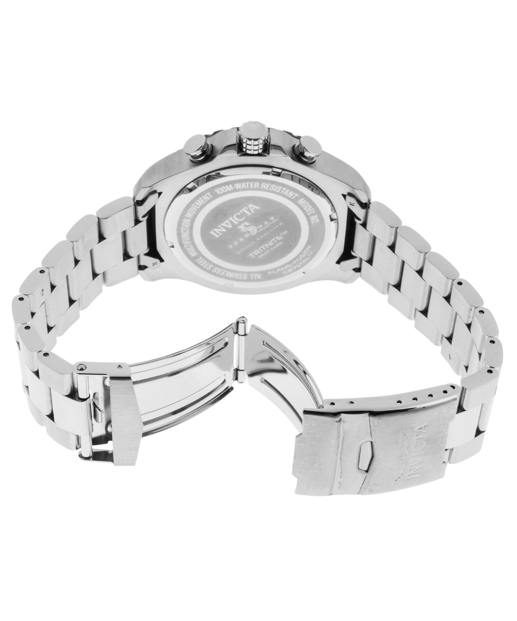 Invicta Men's 24211 Speedway Multi-Function Stainless Steel Silver-Tone Dial Watch