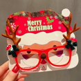 thumbnail image 1 of Novedad gafas de sol para fiesta de Navidad gafas divertidas feliz Festival celebración vacaciones Santa Antlers gafas de sol para niños adultos, 1 of 4