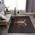 thumbnail image 2 of DouZhe Vintage Animal Skull Skeleton Pattern Area Rugs Non-Slip Machine Washable Floor Mat, Style Carpet Doormat, 63x48 inches, 2 of 6