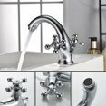 thumbnail image 3 of Mezclador de lavabo vintage, mezclador de baño vintage, cromo, oro, 3 of 5