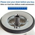 thumbnail image 2 of Luckyn 1 Pcs 35mm Kitchen Sink Basket Strainer Waste Threaded Screw Connector, 2 of 10