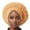 Khaki, variant on Nigerian Turban Hat Women Bright Yarn Turban Head Wrap Bonnet for Formal Wedding