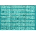 thumbnail image 1 of Ahgly Company Machine Washable Indoor Rectangle Abstract Turquoise Blue Modern Area Rugs, 7' x 10', 1 of 4